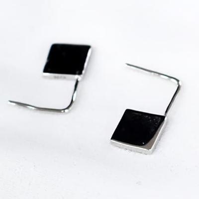 Pendientes de Plata 925 Estilo Candado Diario