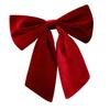 Velvets Christmas Bowknot Ornament For Holiday Tree Decorations And Festival Home Parties