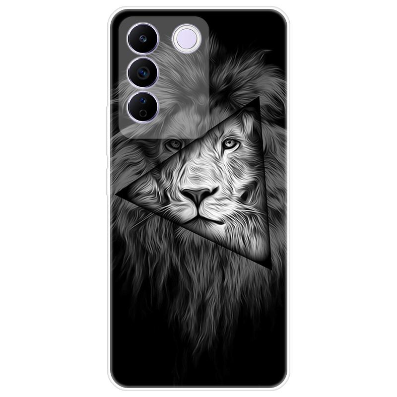 For Vivo V27e V 27e Case Soft Silicone Back Cover Cartoon Phone Case Diversification