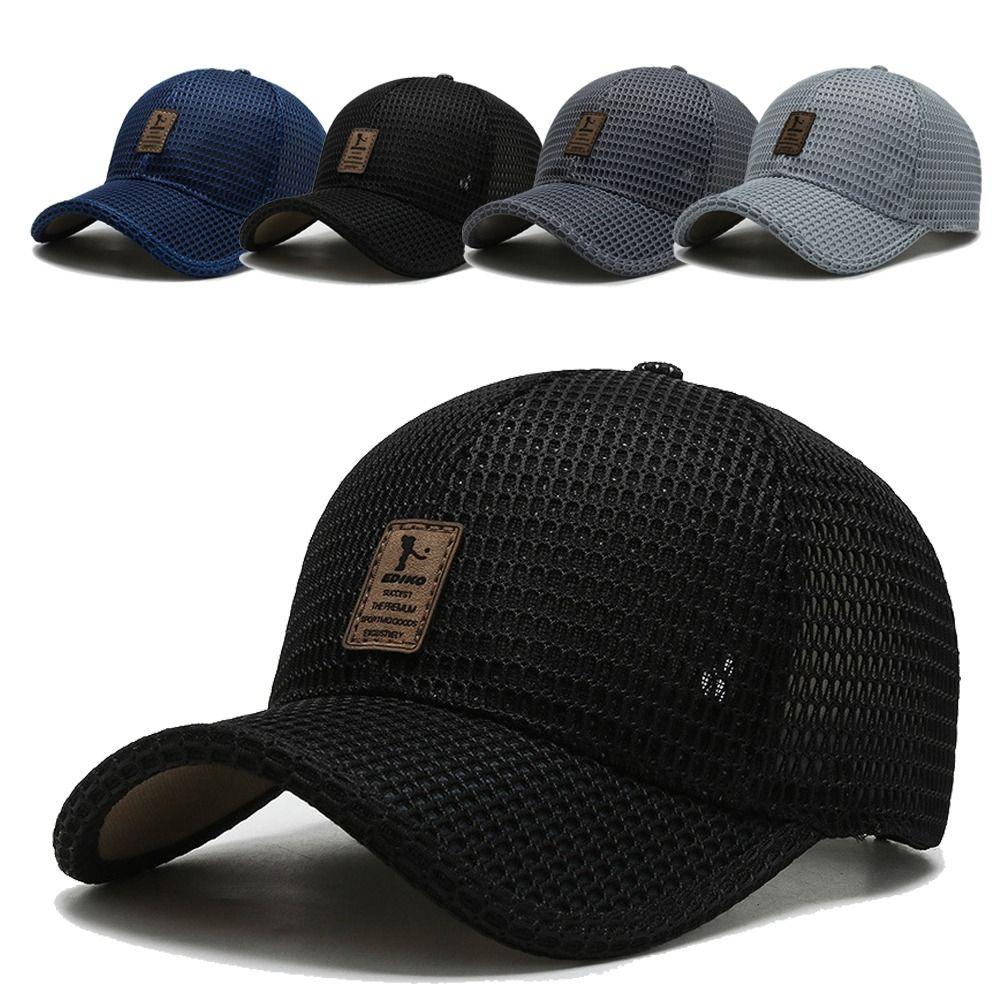 Full Mesh Sun Protection Caps Quick Dry Adjustable Outdoor Sports Hats Breathable Golf Running Fishing Hat For Man Women Unisex