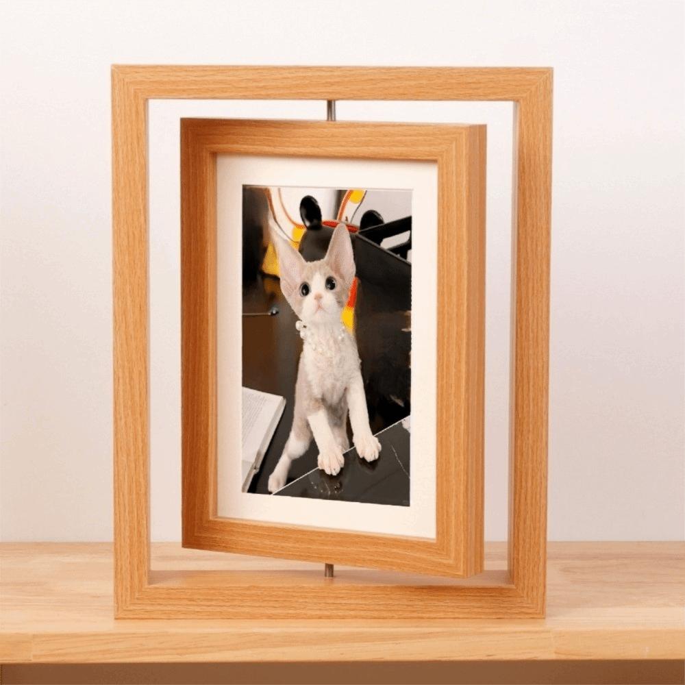 Durable Pet Memorial Frame Double Sided Personalized Photo Frame Pet Photo Frame  Sympathy Gift
