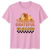 Thankful Grateful Blessed Unisexs TShirt Retro Fall Thanksgiving Gift For Her