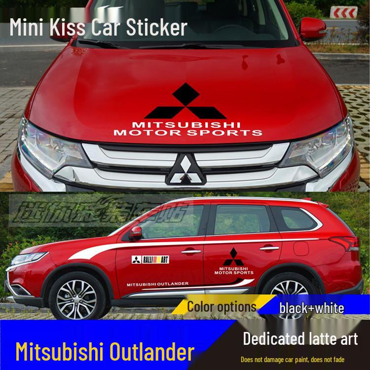 Mitsubishi New Outlander Ralliart Body Decal Sticker for Modification and Decoration