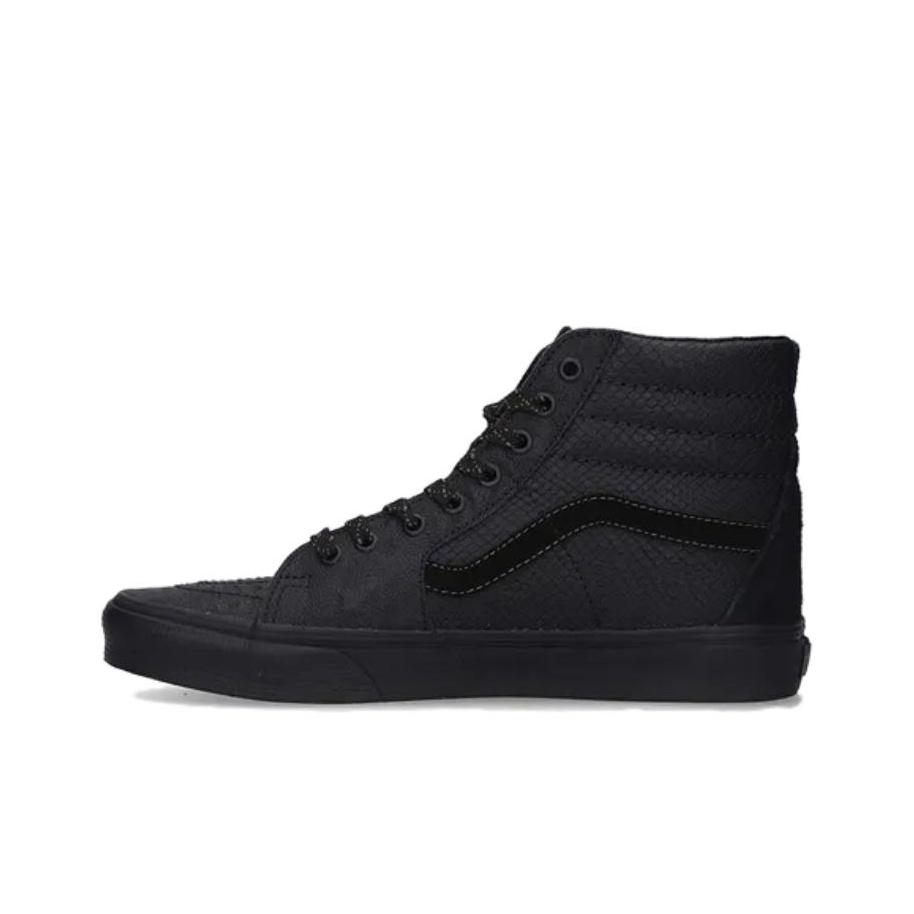 Vans Sk8-Hi Croc Patchwork Men Sneakers Black Mono-Patchwork-Blackout VN0A4BVT1OJ