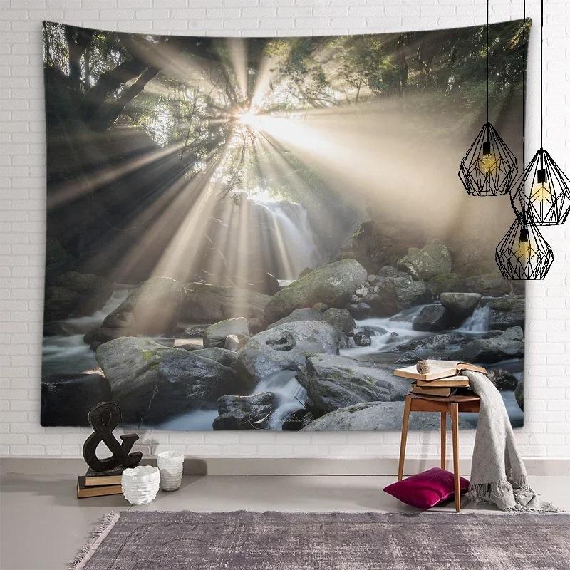 Natural Scenery Aesthetic Decorative Tapestry Home Wall Decoration Living Room Office Tapestry