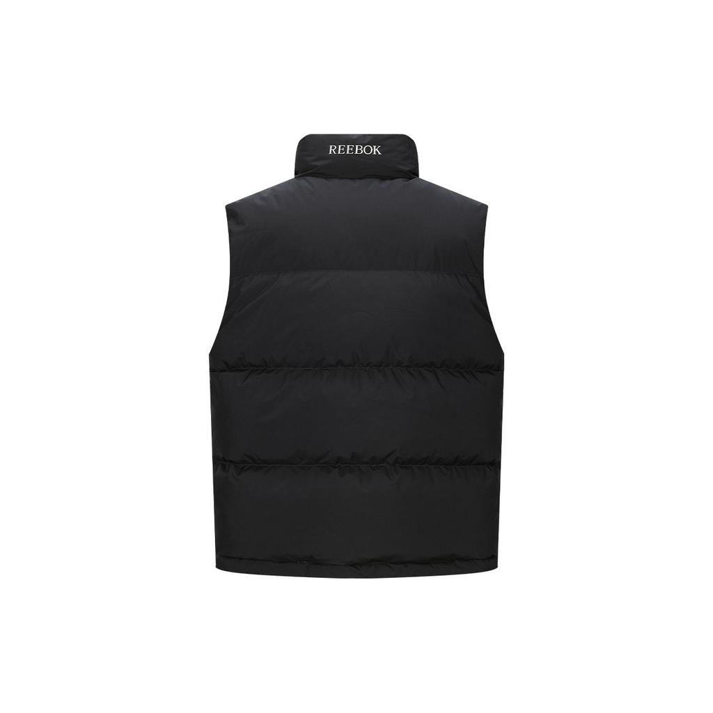 Reebok Comfortable Casual Fashion Solid Color Down Vest Women vest Black 24FRM206WGH0