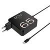 USB Type C Charger - DCU - 65W - 1.8m - Fast Charging - Black