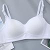 Reggiseno in Cotone Wireless Rosa Chiaro con Spalline Regolabili