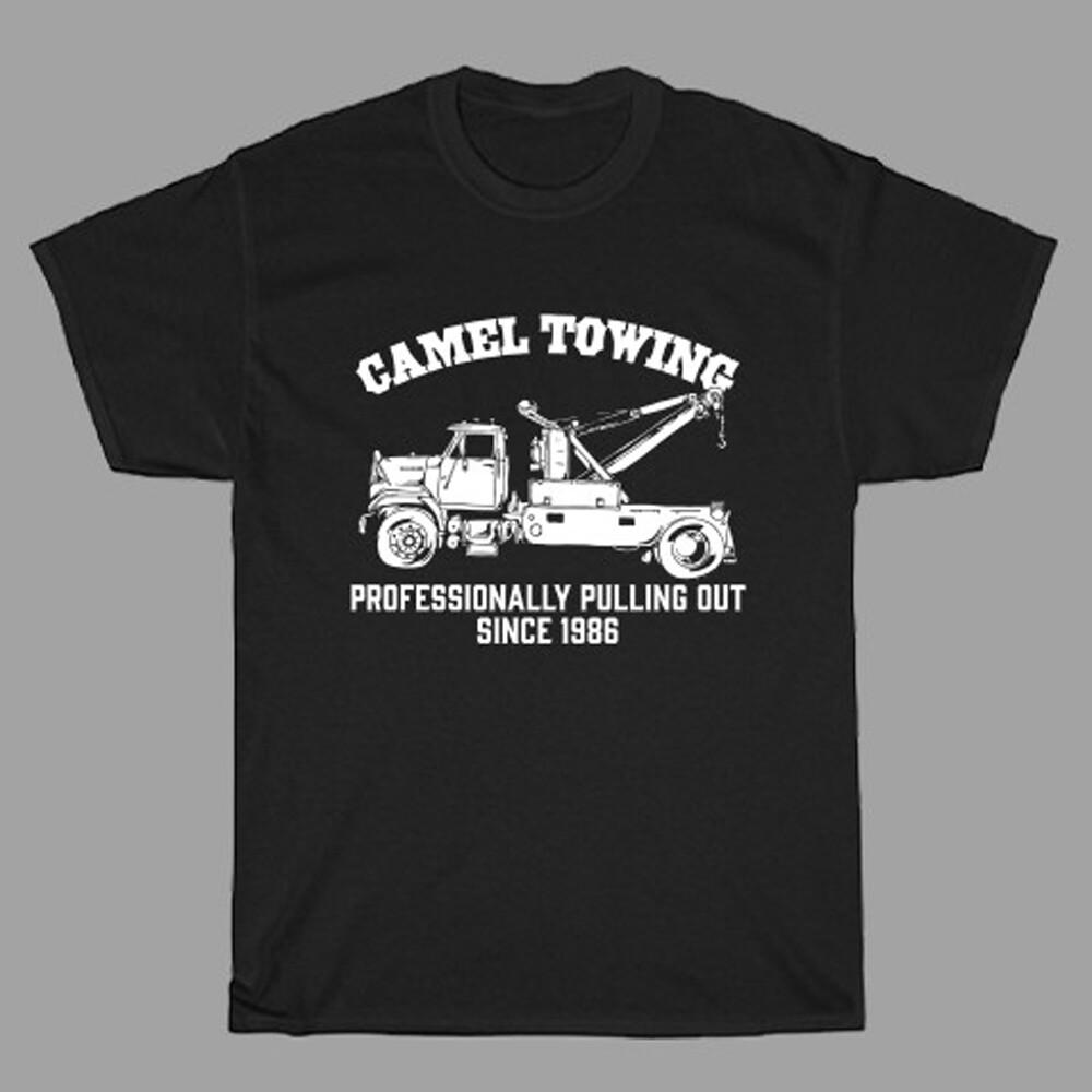 

Camel Towing Company Funny Humor Men#039;s Black Size S to 3XL Unisex T-Shirt L