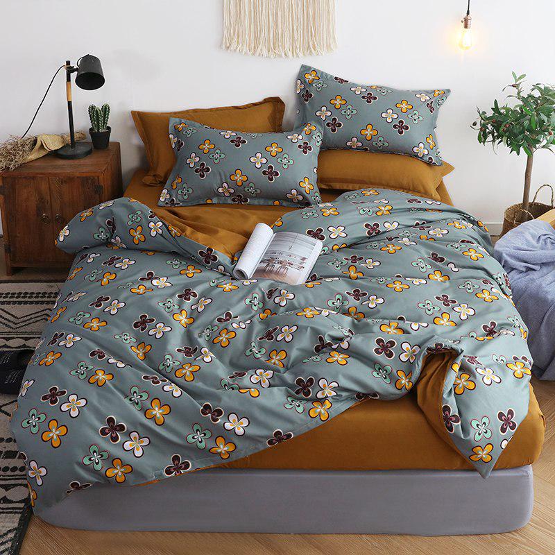 Bedding Set 4pcs Duvet Cover Sets Bed Linen Included Sheet Pillowcase