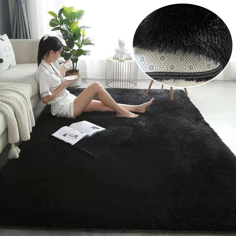 Fall and Winter Tie-dye Shaggy Carpet Home Living Room Bedroom Sofa Cushion Coffee Table Cushion Bedside Rug Carpet