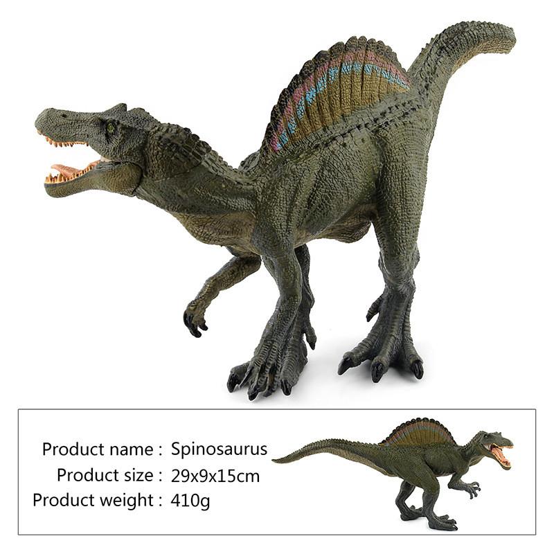 Jurassic Dinosaur Figure Plastic Static Desktop Model Kids Play Educational