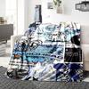 Radiohead Collage Art Blanket Soft Throw Blanket For Home Bedroom Bed Sofa Travel Office Solid Christmas Blanket