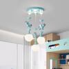 Children's Carousel LED Penadant Chandeliers for Princess Room Bedroom Living Room Hanging Lighting Decor Art Ceiling Lamps