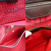 Used LOUIS VUITTON Tote Bag Neverfull MM N51105 Damier Ebene Brown Shoulder