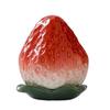 Creative Ceramic Simulation Fruit Strawberry Candy Jar Spice Jar Tea Canister Household Sealed Storage Moisture Desktop Tea Table Ornaments