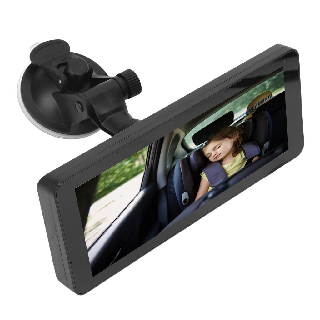 Dual Baby Car Camera with 6.86 Inch Display HD 360 Degree Rotatable   Back  Camera for Car SUV Travel