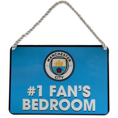 Manchester City FC #1 Fanoušci Znak na dveře ložnice