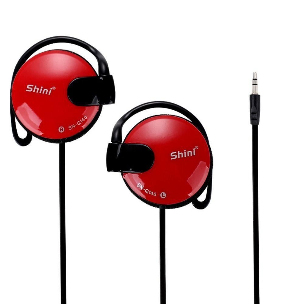 

Bass Wired Earpiece 3.5mm Stereo Ear Hook Headset Earphone Headphone
