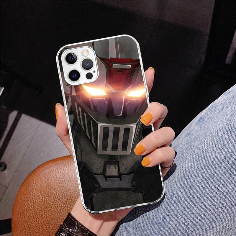 Manga Mazinger Z Anime Phone Case For iPhone 17 Air 16 Pro Max 16E 15 + 14 Plus 11 12 13 Mini 7 8 SE Gift Print Cover Fundas 17