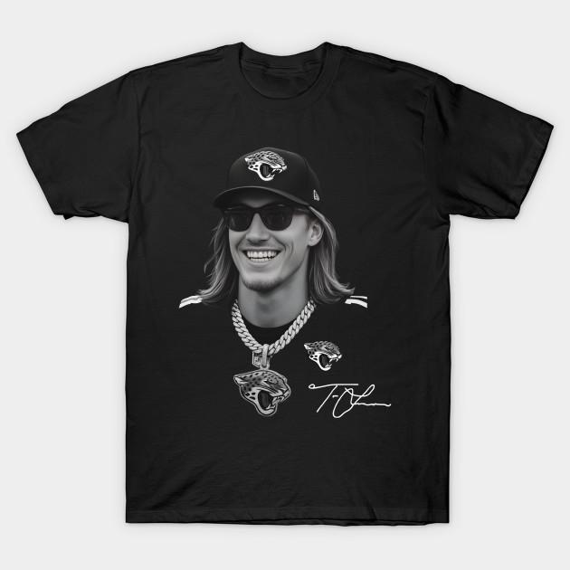 

Men Black Print T-shirt Trevor-Lawrence No-Cut Transfer Paper Print Cotton Tshirt L чорний