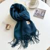 Luxury 2 Colours Cashmere Scarf Women Autumn Winter Shawl Pashmina Handkerchief Lady Pareo Soft Outdoor Windproof Travel Bufanda