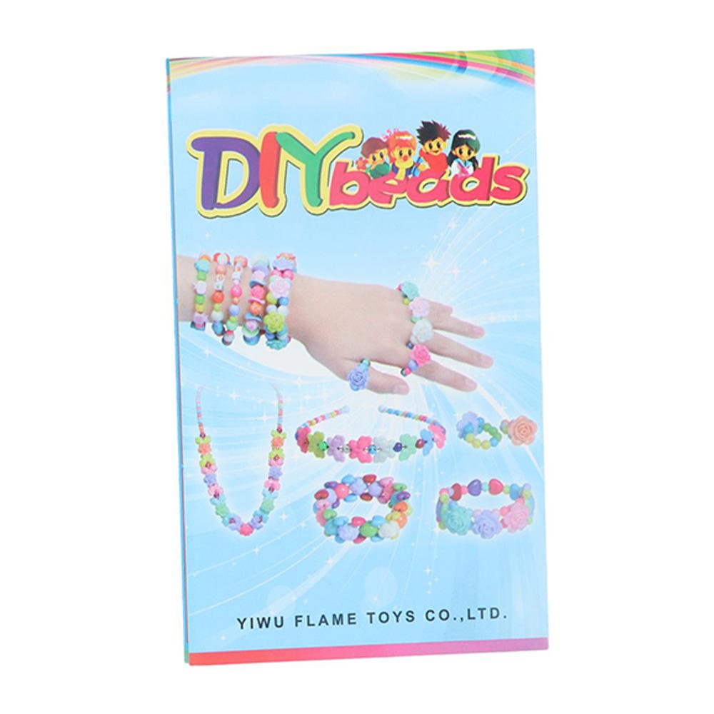 Weaving Charms Beads Children's Toy Crafts Making Loose Spacer Beads Bracelet DIY Handmade Beaded