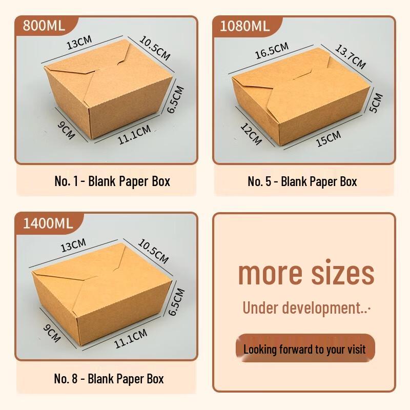 Disposable Kraft Paper Fried Chicken Meal Box