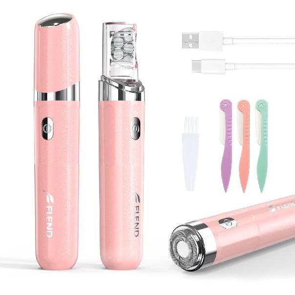 Epilator for Women, 2-in-1 Facial Hair Removal Epilator, Painless Designed Hair Remover with Built-in LED Light for Precision, Smooth Glide Hair