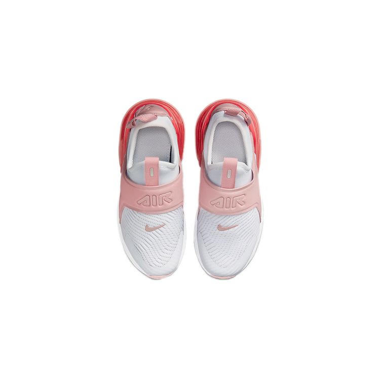 Nike Air Max 270 Extreme PS White Pink Glaze Kids Sneakers Pink-Salt CI1107-103