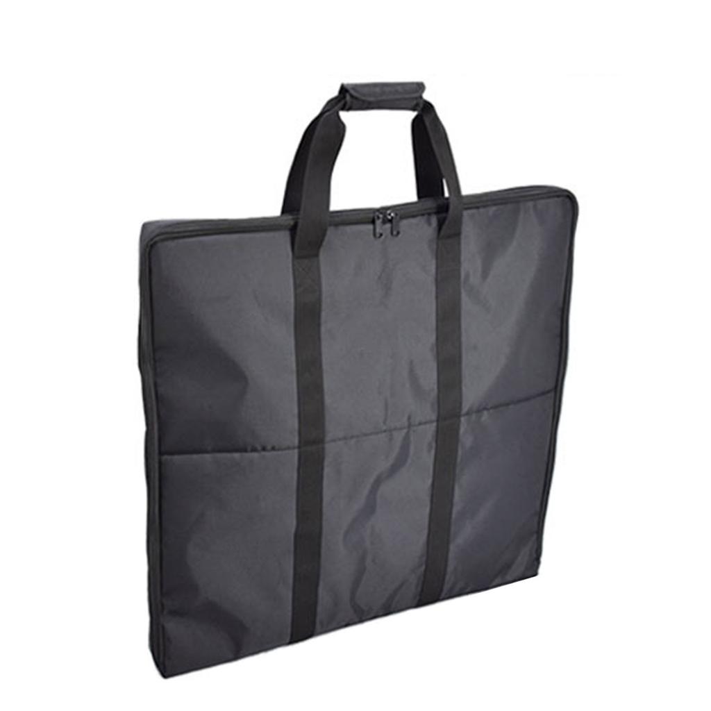 Multiuprpose Solars Panel Portfolio Bag Crafted from 600D Oxford Cloth Materials Accessory for Paintings and Drawing
