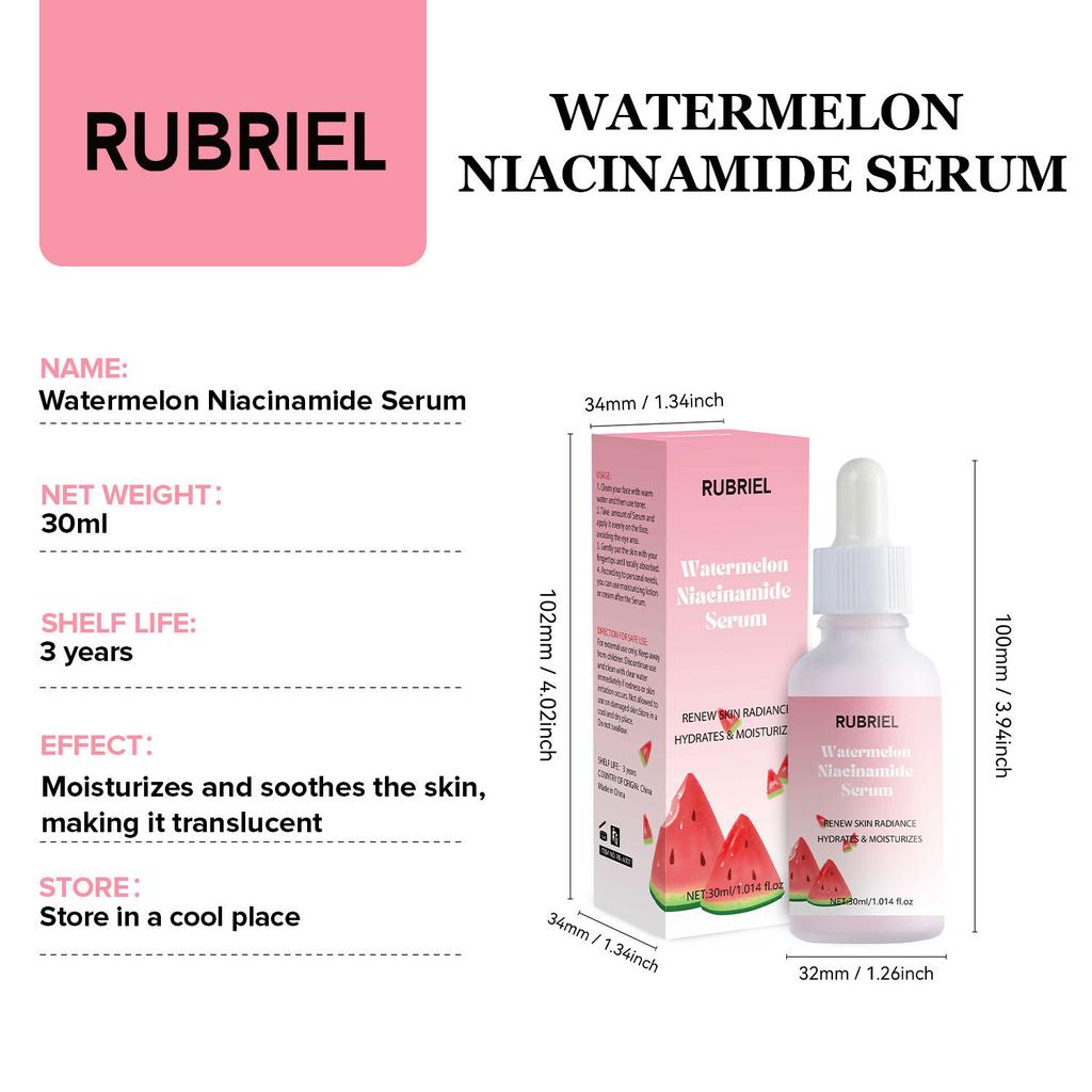 Watermelon Nicotinamide Extract 30ml Yellowing Brightening Skin Care