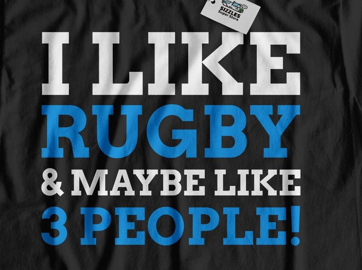 Unisex Funny Rugby League T-Shirt Rugby Ball Union Player Gifts 3XL