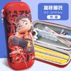 New stationery box for primary school students, cartoon pencil case, three-dimensional pencil case, anti-drop Korean version