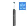 Rotating Electric Toothbrush Flat Replacement Long Battery Life Wireless Ultrasonic