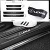 New 4Pcs Car Door Sill Stickers Anti Scratch Protection Accessories Lexus IS250 IS300 ES300 CT200h GX460 LX570 NX300 ES200 RX350