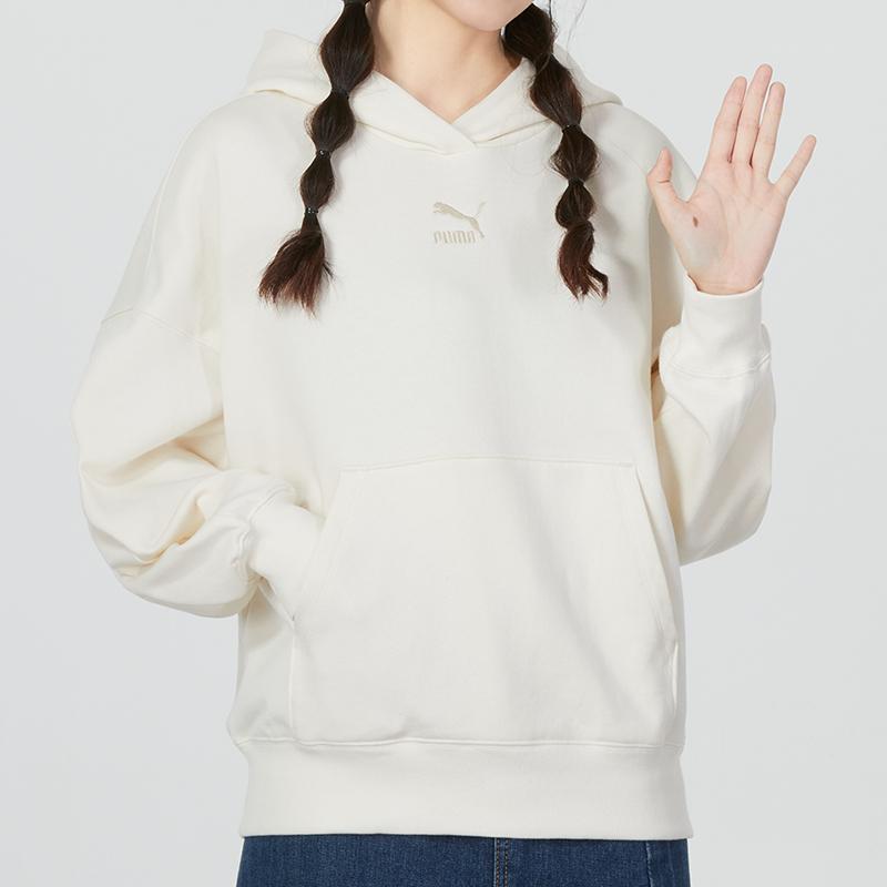 Puma PwrWarm Packlite HD Jacket With Hooded Logo Print Women Jacket White 673576-99