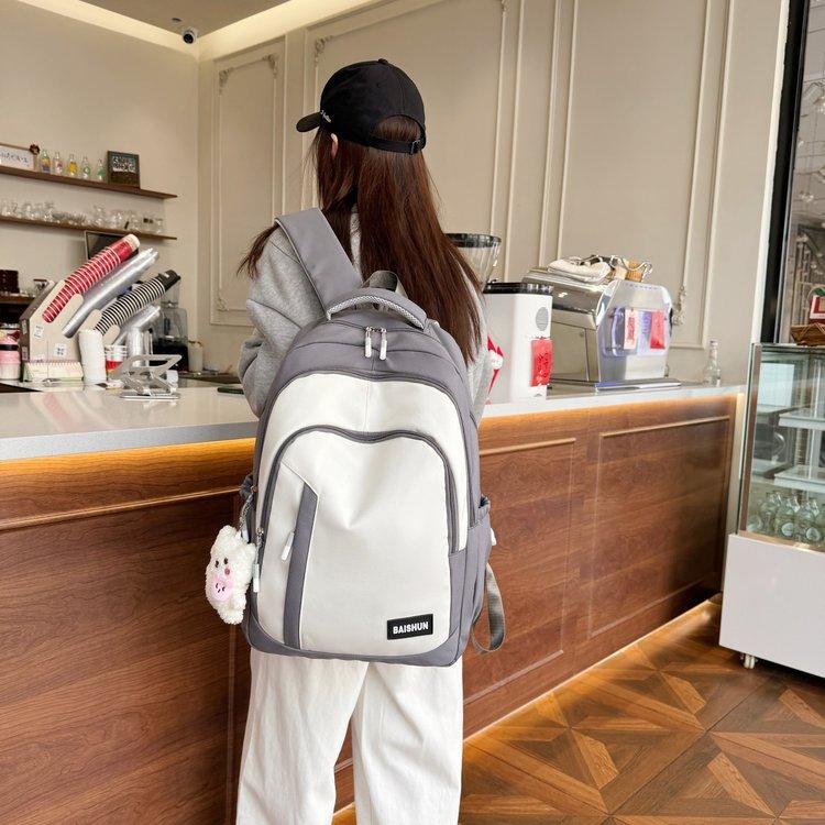 Schoolbag new backpack large capacity Japanese lightweight leisure versatile travel backpack junior high school high school student schoolbag