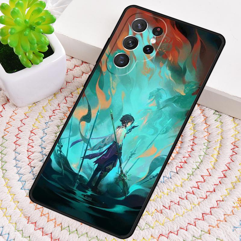 Cool Genshin Impact Xiao Phone Case for Samsung Galaxy note 10 pro S26 Ultra S23 S24 FE S25 S21 S22 PLUS shockproof Cove