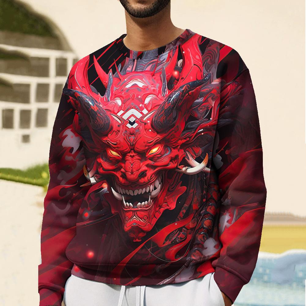 2024 Ghost Samurai  Print Sweatshirt Hoodies For Mens Spring Oversized Hoodie Fashion Hip Hop Unisex Pullover Male Clothing 5XL