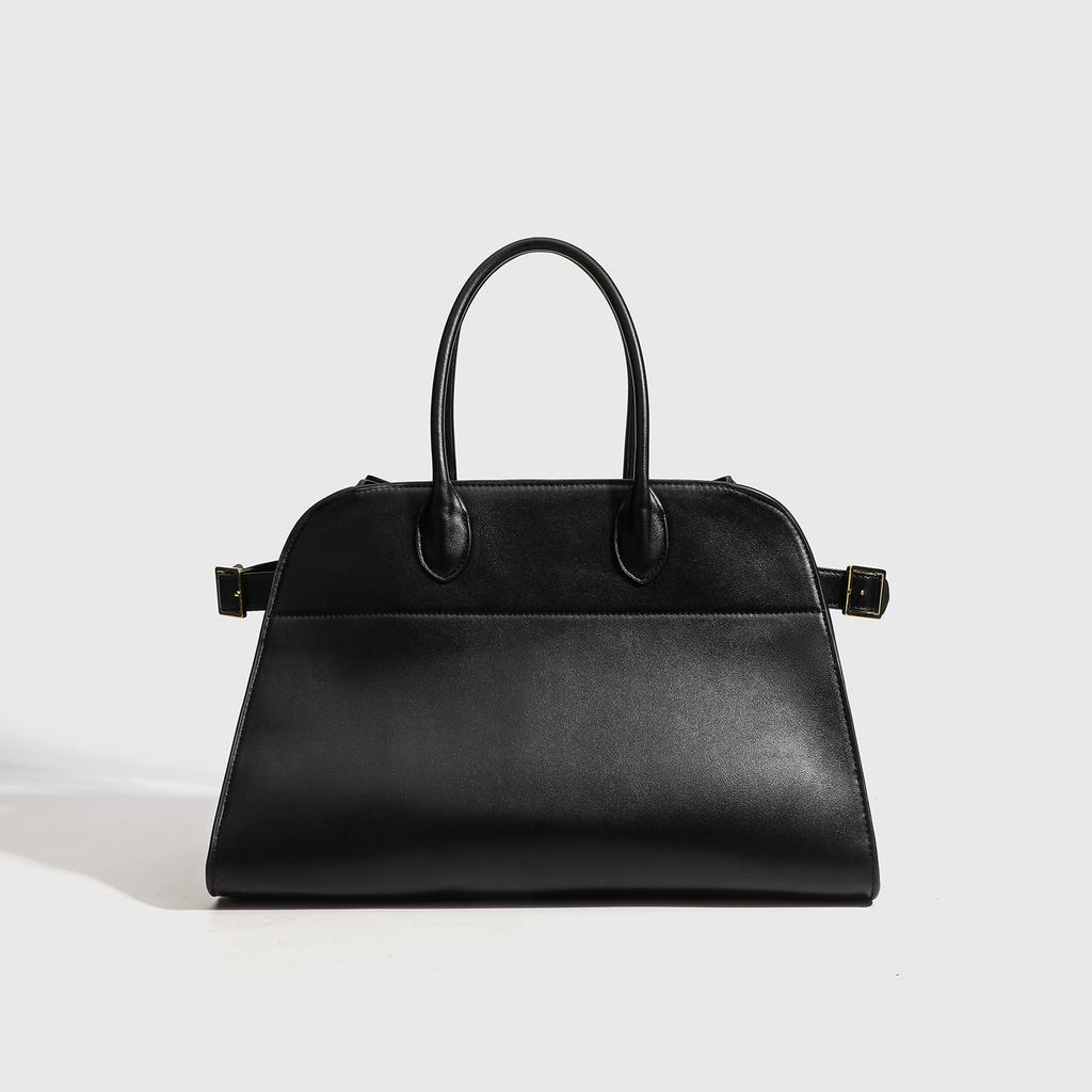 Suede leather bag 2025 spring new large-capacity tote bag genuine leather versatile commuter shoulder handbag