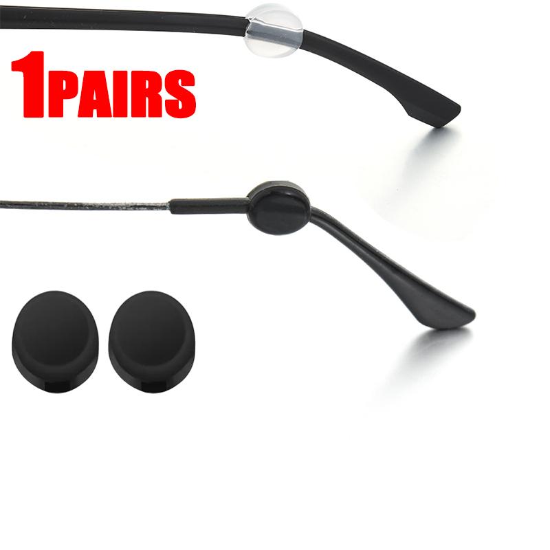 

100pcs Soft Silicone Mini Glasses Anti Slip Round Ear Fastener Eyeglass Clear Invisible Grip Temple Tip Holder Spectacle Eyewear