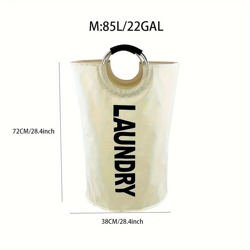 1pc Dirty Clothes Dirty Fabric Storage Basket Foldable Large Size Dirty Cloth Storage Bucket for Waterproof Laundry Toy