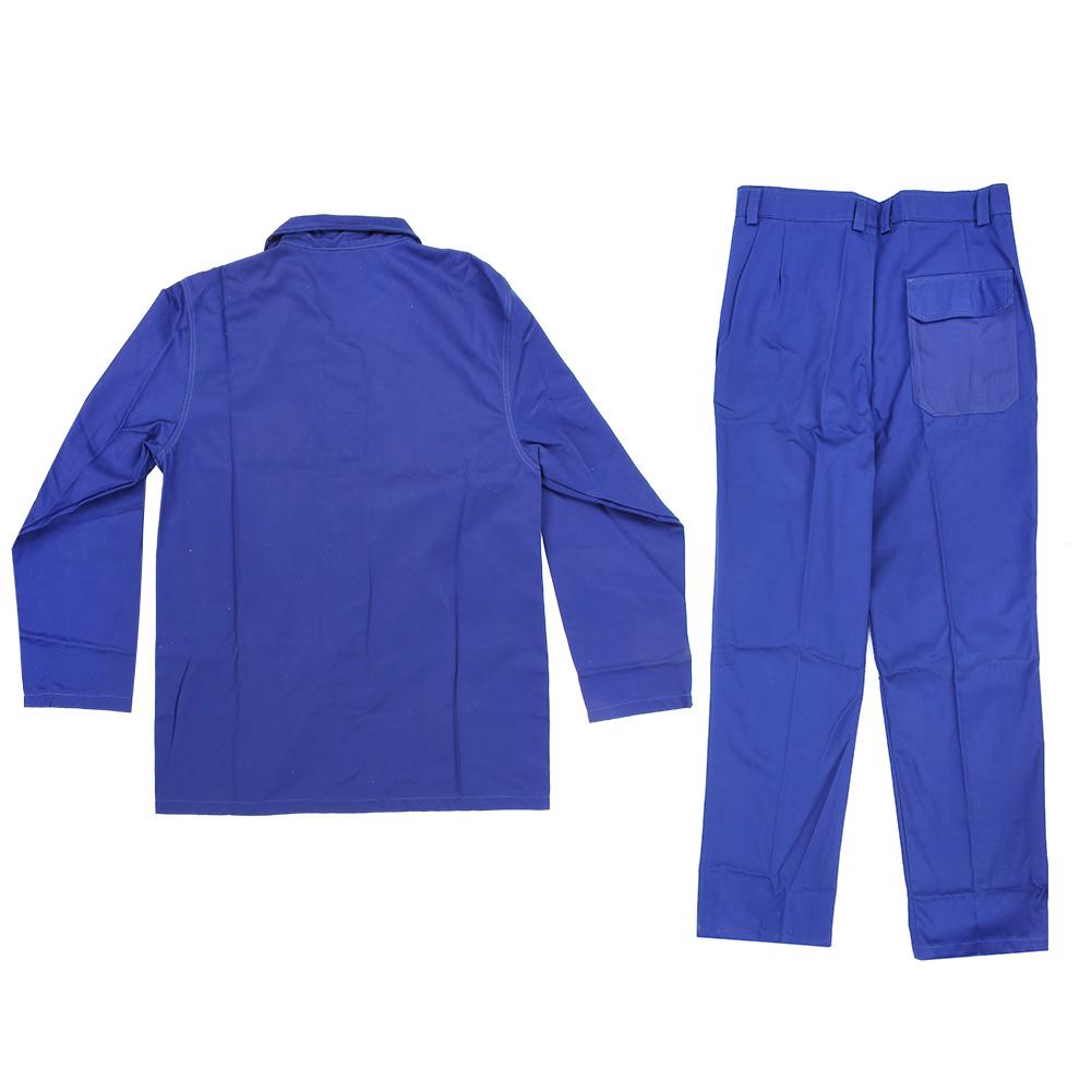 Wear Resisting Fireproof Welding Protective Clothing Suit Safety Welder Work Protection Blue(XL )
