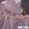 Handmade Mesh Fabric 145*100cm Decorative Yarn Fish Scale Organza Fabric  Wedding Dress
