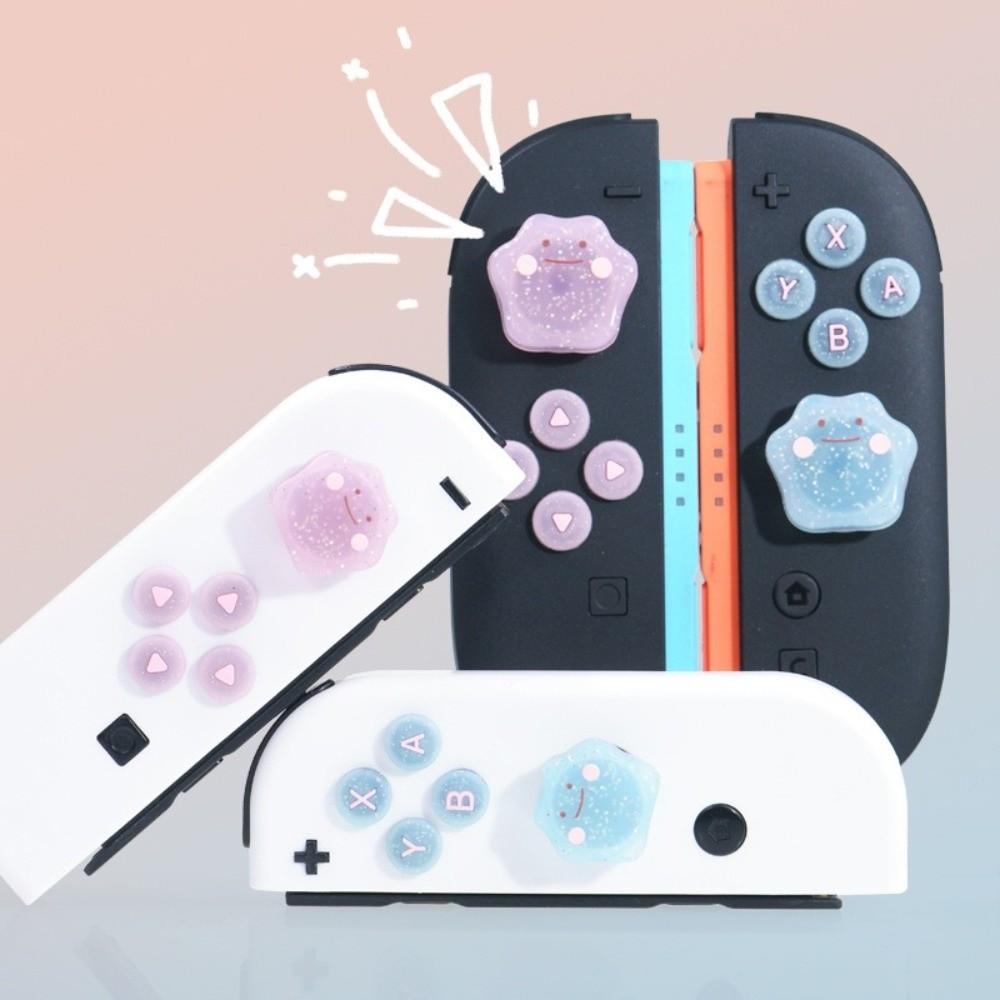 A Set Protective Silicone Thumb Grips Button Caps for Nintendo Switch NS1 NS2 Gaming Accessories