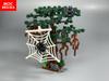 Set  MOC Bricks Banyan Tree House Spider Mouse Bat City Model Accessories View DIY Educational Building Blocks Kids Gifts
