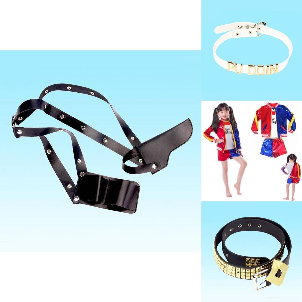 Suicide Squad Harley Quinn Cosplay Costume For Adults And Kids With Polyester Fabric For Role Play