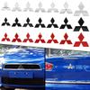 1Pc Car Front Hood Emblem For Mitsubishi Outlander Lancer 9 10 Pajero L200 EX ASX Creative Rear Boot Trunk Logo Auto Accessories
