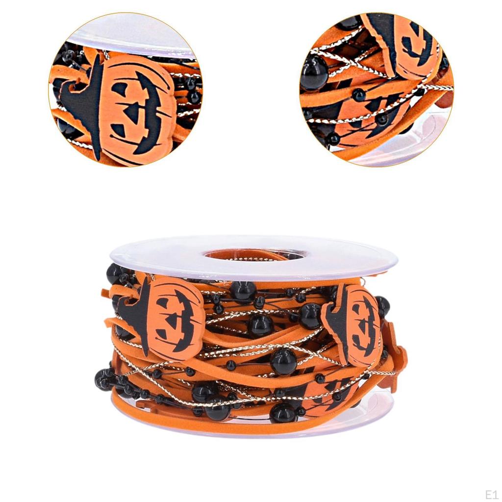 Halloween Ribbon Decorative Wrapping 5M 16.4ft Gift Box Supplies
